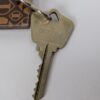 Vintage Hotel Ivoire Abidjan Room Key with Arrow Lock Corp Acrylic Keychain Fob