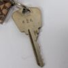 Vintage Hotel Ivoire Abidjan Room Key with Arrow Lock Corp Acrylic Keychain Fob