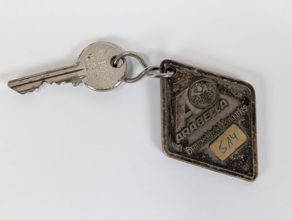 Arabella Brauneckhotel Lenggries Hotel Room Key with Metal Fob Winkhaus Enzinger