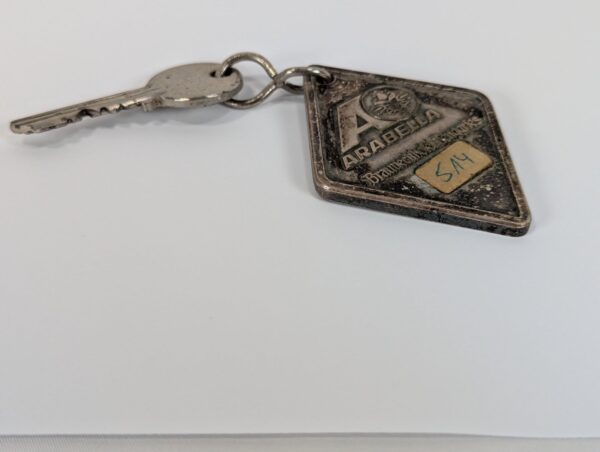 Arabella Brauneckhotel Lenggries Hotel Room Key with Metal Fob Winkhaus Enzinger