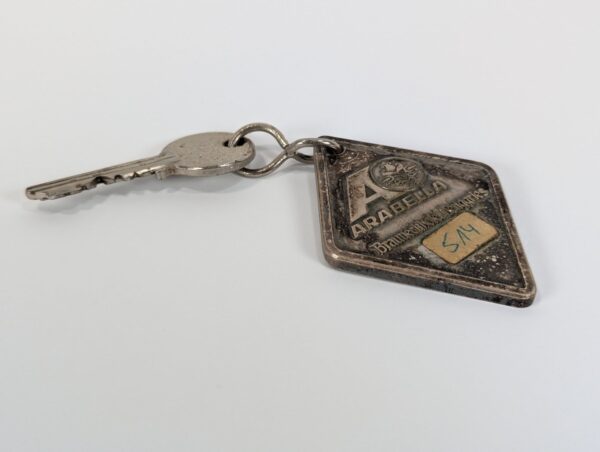 Arabella Brauneckhotel Lenggries Hotel Room Key with Metal Fob Winkhaus Enzinger
