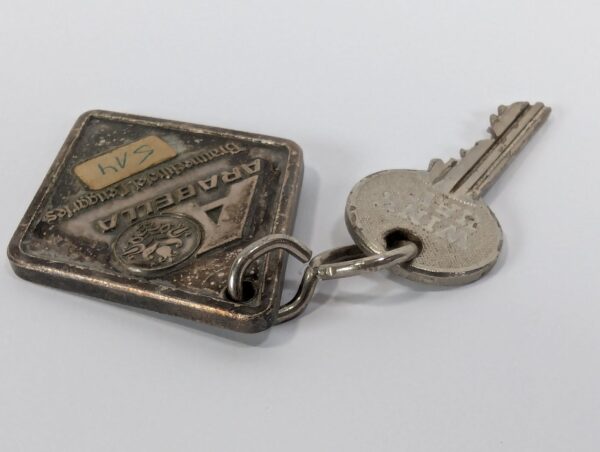 Arabella Brauneckhotel Lenggries Hotel Room Key with Metal Fob Winkhaus Enzinger