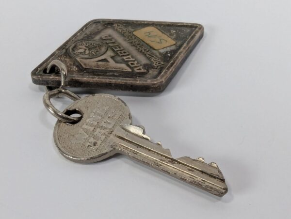 Arabella Brauneckhotel Lenggries Hotel Room Key with Metal Fob Winkhaus Enzinger