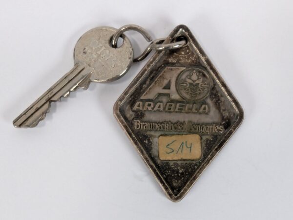Arabella Brauneckhotel Lenggries Hotel Room Key with Metal Fob Winkhaus Enzinger