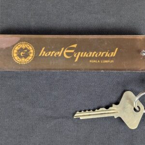 Hotel Equatorial Kuala Lumpur Room Key Yale Acrylic Fob Vintage Hotel Memorab...