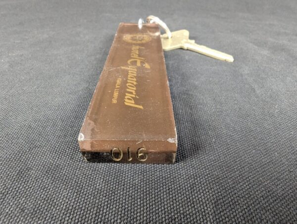 Hotel Equatorial Kuala Lumpur Room Key Yale Acrylic Fob Vintage Hotel Memorab...