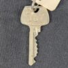 Vintage Dominion Lock Co Canadian Hotel Room Key with Identification Fob Hard...