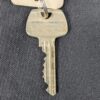 Vintage Dominion Lock Co Canadian Hotel Room Key with Identification Fob Hard...