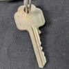 Copthorne Hotel Room Key and Fob Set Union Parkes Metal Key White Fob Good Cond