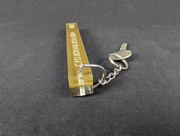 Seoul Korea Hotel Room Key and Acrylic Keychain Vintage Hospitality Collect...