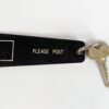 Vintage Jurys Hotel Limerick Ireland Room Key and Fob Two-Sided Black and White