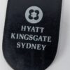 Hyatt Kingsgate Sydney Hotel Room Key Tag Vintage Plastic Fob Weiser Metal Key