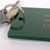 Vintage Thistle Hotels Edinburgh Room Key and Green Acrylic Fob Set A21 Good