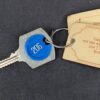 Winfield Hotel Room Key with Promotional Tag Blue Plastic Insert Collectible