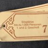 Winfield Hotel Room Key with Promotional Tag Blue Plastic Insert Collectible