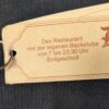 Winfield Hotel Room Key with Promotional Tag Blue Plastic Insert Collectible