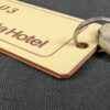 Vintage Heathrow Penta Hotel Room Key and Fob Metal Key Plastic Fob Collectible