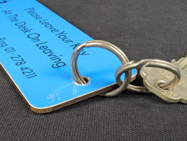 Vintage British Transport Hotels Ltd Hotel Room Key and Fob Mid-Century Colle...