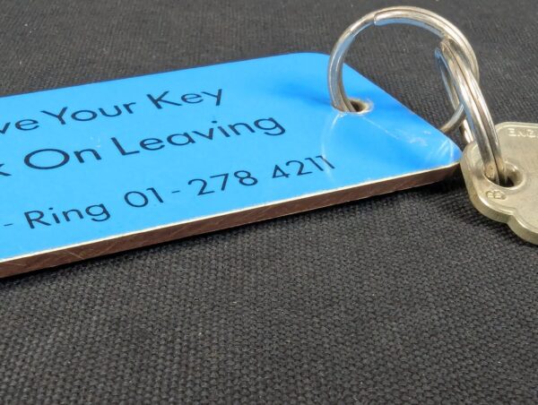 Vintage British Transport Hotels Ltd Hotel Room Key and Fob Mid-Century Colle...