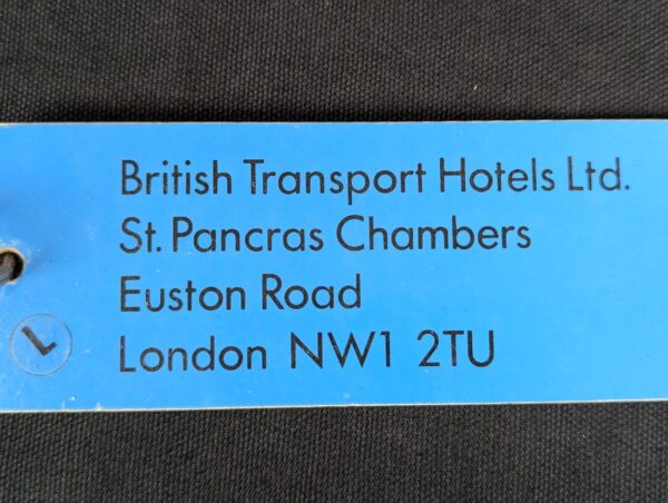 Vintage British Transport Hotels Ltd Hotel Room Key and Fob Mid-Century Colle...