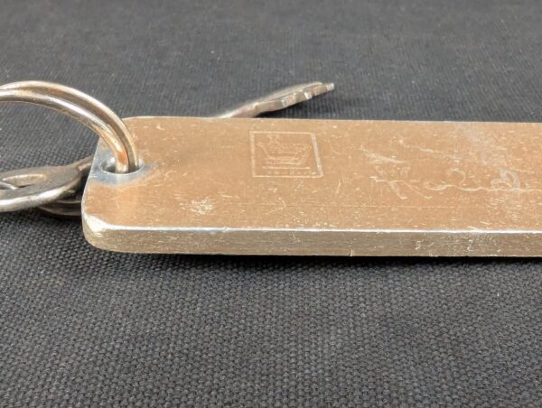 Vintage Holiday Inn Bombay Hotel Room Key with Aluminum Metal Fob Collectible