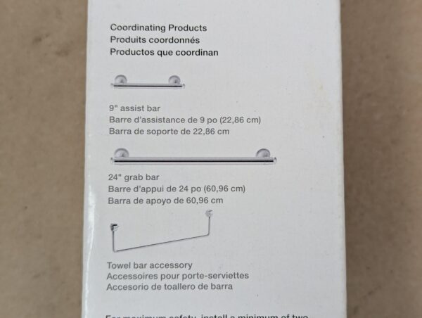 Kohler Carmichael 16-Inch Grab Bar Polished Chrome Model R27235-CP New In Box