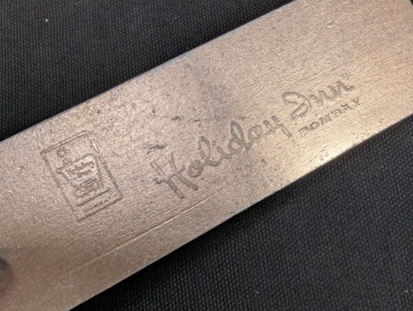 Vintage Holiday Inn Bombay Hotel Room Key with Aluminum Metal Fob Collectible