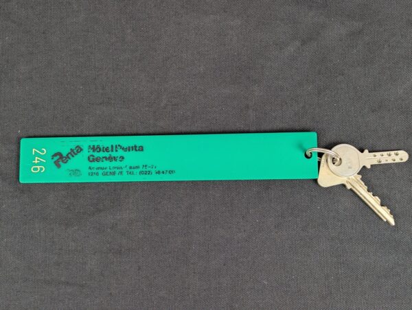 Hotel Penta Geneva Switzerland Room Key with Yale 246 and Kaba 898824 Plastic...