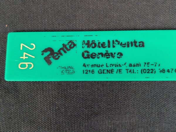 Hotel Penta Geneva Switzerland Room Key with Yale 246 and Kaba 898824 Plastic...