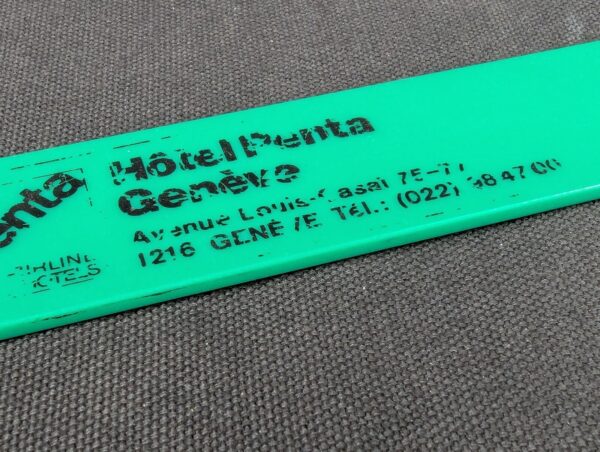 Hotel Penta Geneva Switzerland Room Key with Yale 246 and Kaba 898824 Plastic...