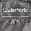 Vintage 1990s Leather Works Patchwork Leather Vest Men's Size Large Brown Snap