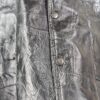 Vintage 1990s Leather Works Patchwork Leather Vest Men's Size Large Brown Snap