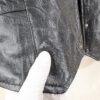 Vintage 1990s Leather Works Patchwork Leather Vest Men's Size Large Brown Snap