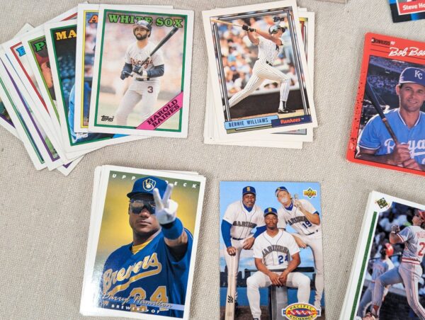 10-1018.jpg MLB Baseball Trading Card Lot Topps Donruss Fleer Upper Deck Late 80s Early 90s
