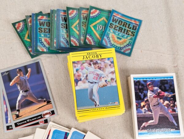 10-1020.jpg MLB Baseball Trading Card Lot Topps Donruss Fleer Upper Deck Late 80s Early 90s