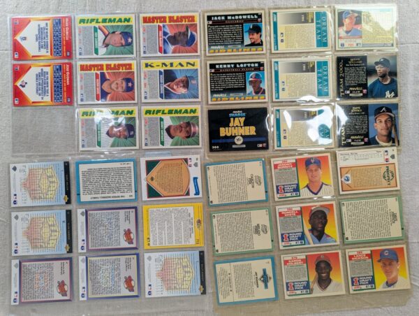 Junk Wax Lot Baseball Trading Card Collection Score Fleer Pinnacle Donruss Upper