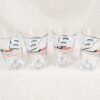 10-1036.jpg Budweiser Dale Earnhardt Jr #8 NASCAR Pint Glasses Set of 4 Red White 2000s Bar