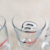 10-1038.jpg Budweiser Dale Earnhardt Jr #8 NASCAR Pint Glasses Set of 4 Red White 2000s Bar