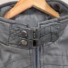 10-1049.jpg Minnesota Vikings NFL Faux Leather Moto Jacket Size Large Team Logos Zip Pockets