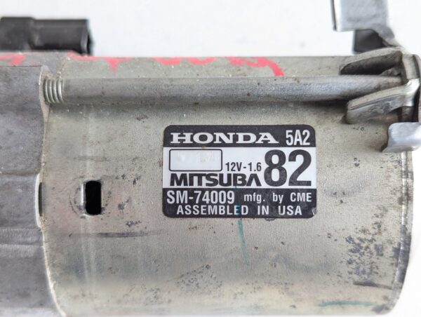 Honda CR-V 2.4L Starter Motor Genuine Mitsuba SM-74009 2015-2016 Engine Part ...