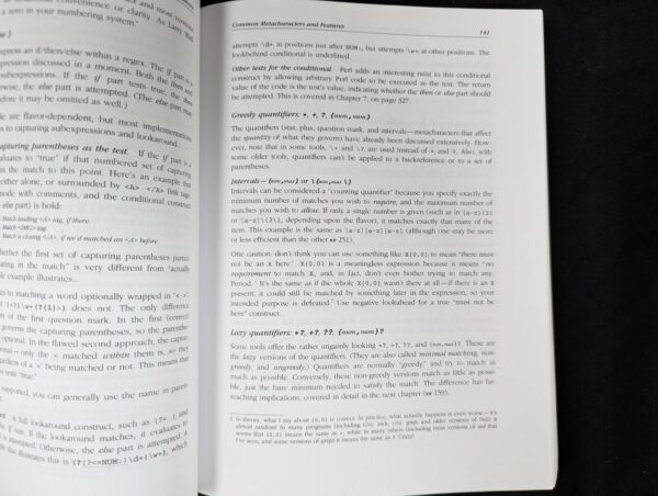 10-1088.jpg Mastering Regular Expressions by Jeffrey E.F. Friedl 3rd Edition O'Reilly Good