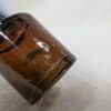 Vintage Amber Glass Apothecary Bottle 2.5 Inch Small Medicine Chemical Jar Good