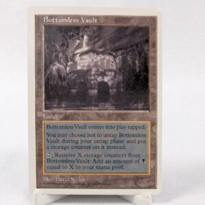 Bottomless Vault - 5th Edition MTG 1997 Uncommon Land Card SKU I6E5773