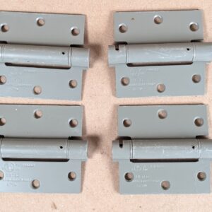 Set of 4 Commercial Spring-Loaded Door Hinges UL Listed Model 57YM Self-Closing