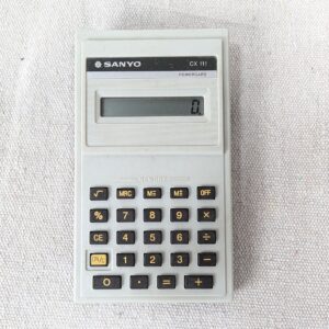 10-1140.jpg Vintage Sanyo CX 111 Powergard Electronic Calculator Basic Arithmetic Memory ...