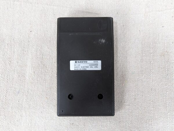 Vintage Sanyo CX 111 Powergard Electronic Calculator Basic Arithmetic Memory ...