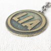 Vintage Lebanese International Airways LIA Brass Keychain DRAGO Paris Mid-Cen...