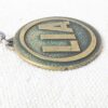 Vintage Lebanese International Airways LIA Brass Keychain DRAGO Paris Mid-Cen...