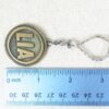 Vintage Lebanese International Airways LIA Brass Keychain DRAGO Paris Mid-Cen...