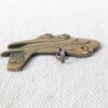 Vintage Transamerica Airlines Brass Airplane Charm Keychain Aviation Memorabilia